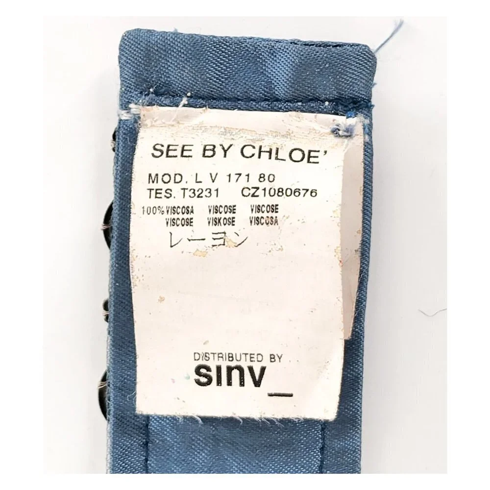 SEE BY CHLOE Metal Beads‎ & Mesh Waist Belt